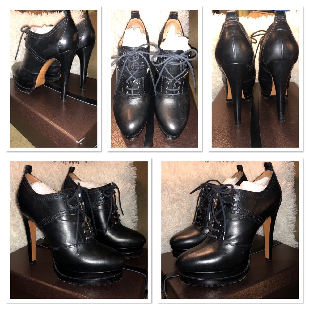 Authentic Alaia Pointure Bootie Heels 40.5- Black